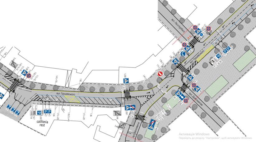 У Франківську розробили нову схему руху по вулиці Грушевського 1