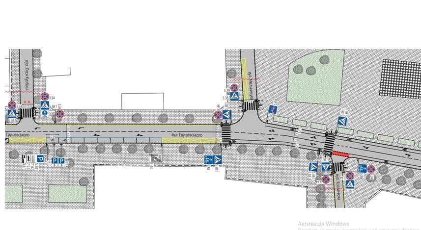 У Франківську розробили нову схему руху по вулиці Грушевського 3