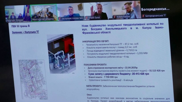 Калуш отримав понад 25 млн грн на модульну котельню