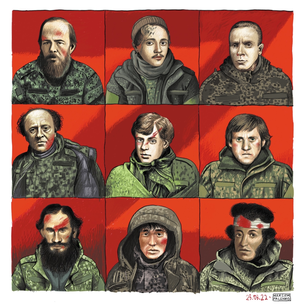 Контрпропаганда в дії: у Франківську хартієць Максим Паленко презентував плакати воєнного часу 3