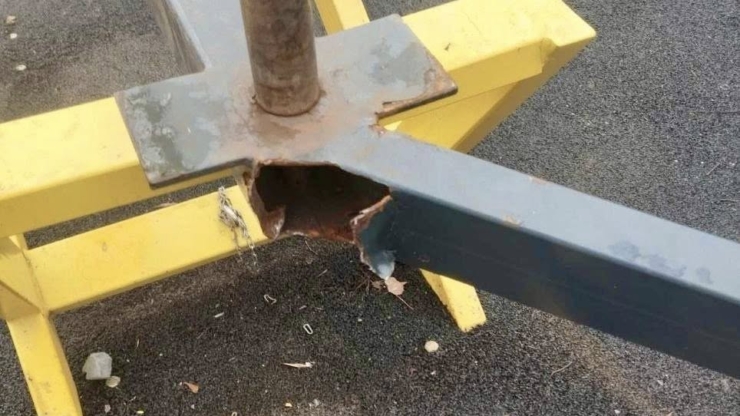 У Калуші вандали пошкодили спортивний майданчик для реабілітації ветеранів