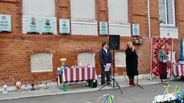 У Калуші відкрили інтерактивні меморіальні дошки захисникам Олександрові Шулику та Миколі Будзану