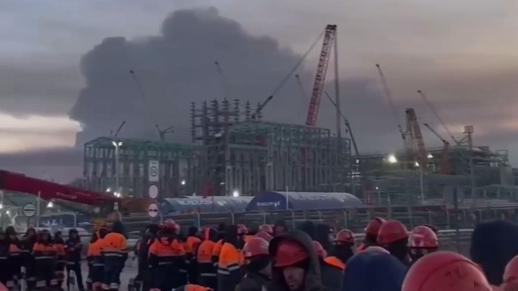 Безпілотники СБУ вдруге за тиждень уразили нафтотермінал «Усть-Луга» на росії