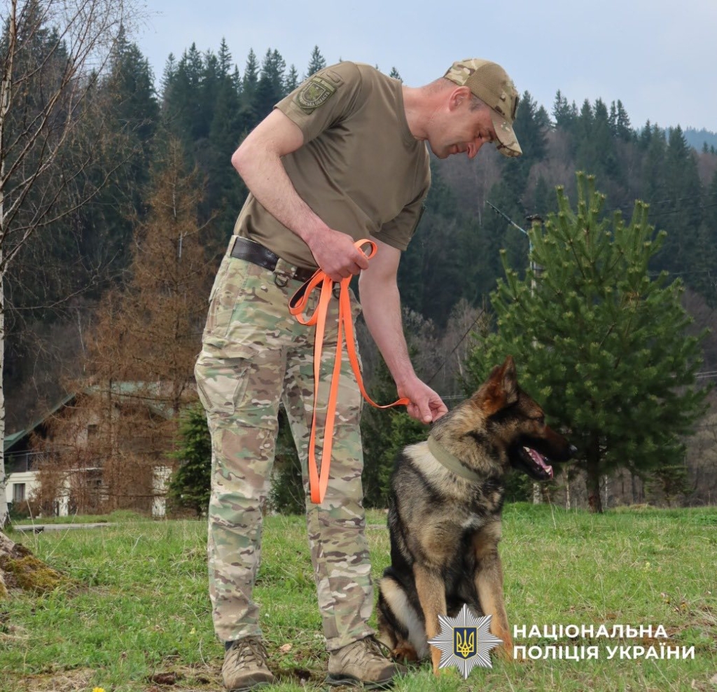 На Прикарпатті службові собаки підтримали поранених військових 2