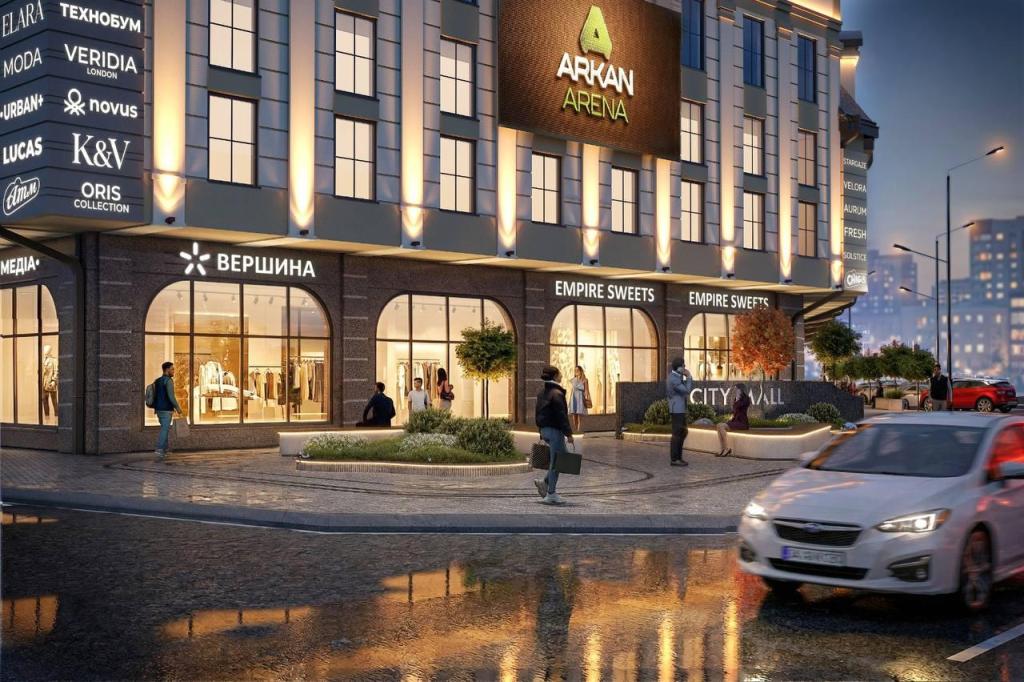У Франківську торговий центр на Дністровській перетворять на City Mall. ФОТО 1