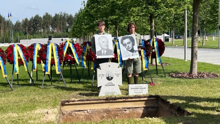У Києві перепоховали голову ОУН Андрія Мельника та його дружину