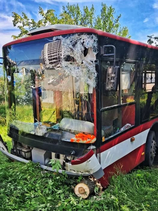 У Франківську розшукують пішохода, через якого автобус опинився в кюветі