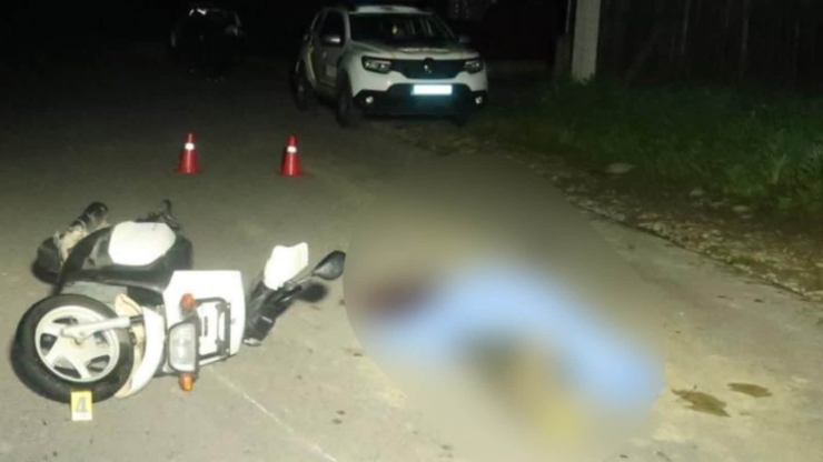 На Калущині у ДТП загинув 68-річний водій скутера