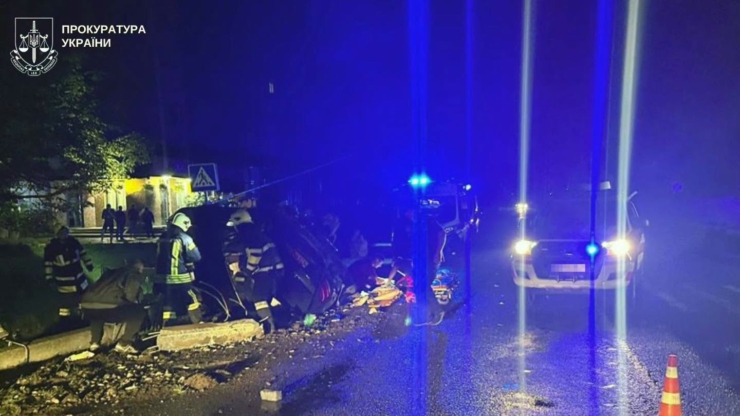 На Львівщині через п'яного водія загинули троє підлітків