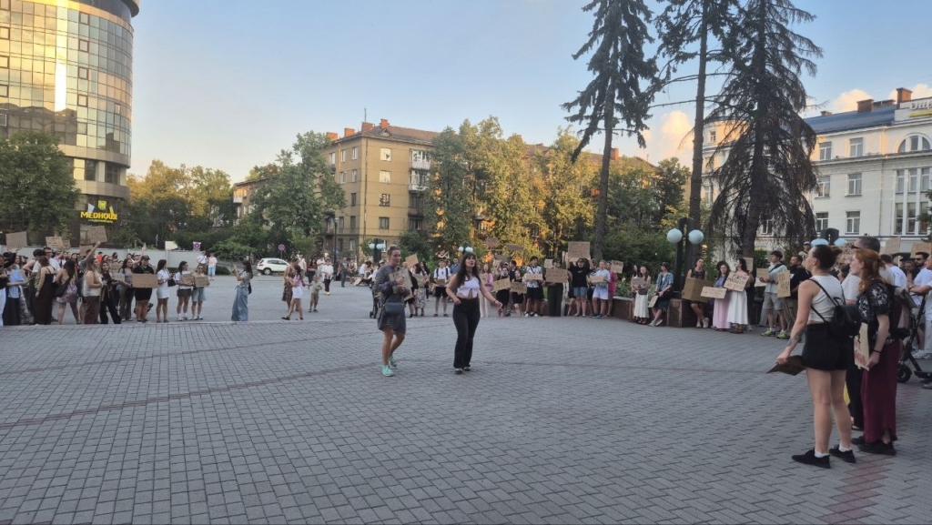 У Франківську вдруге за день зібрався мітинг на підтримку Федорова 6
