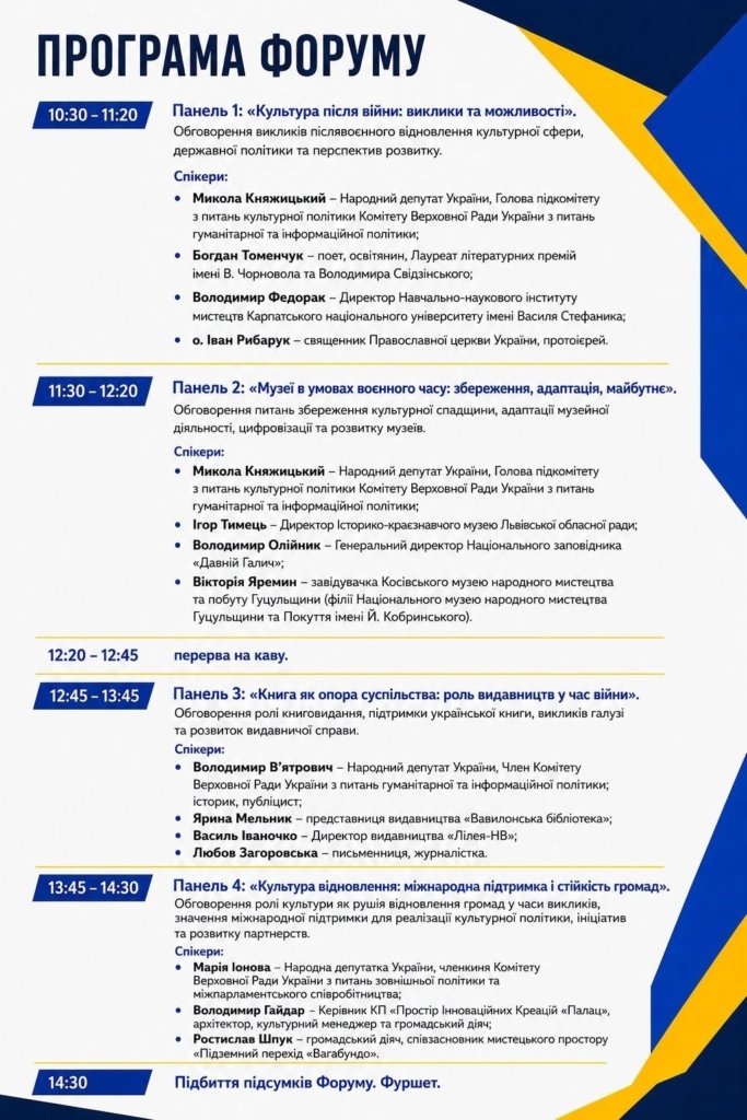 «Я своїх людей не пущу» — організатори форуму «Сила культури» у Франківську заявили про тиск з боку ОВА 3