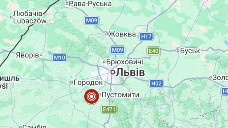 На Львівщині зафіксували землетрус магнітудою 2,8