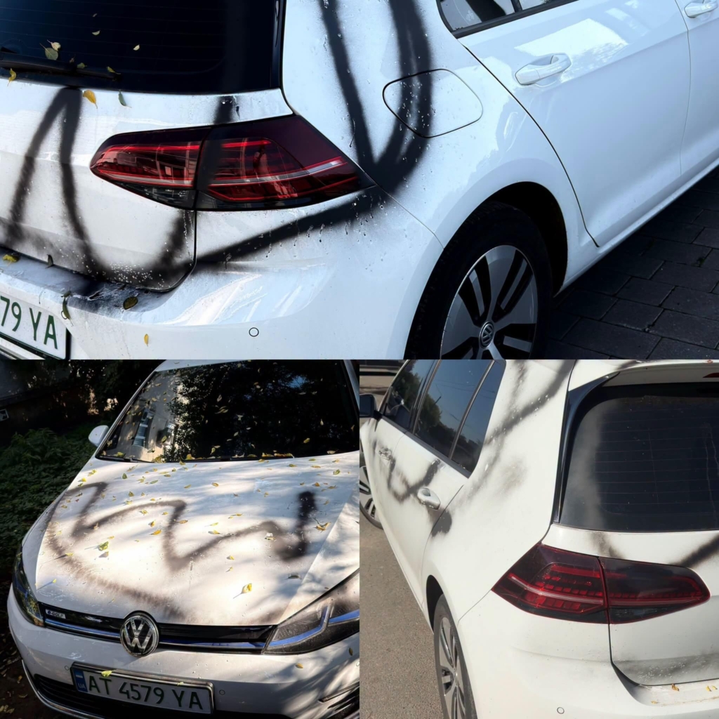 У Франківську фарбою обмалювали авто активіста Андріана Волгіна — поліція розпочала перевірку 1
