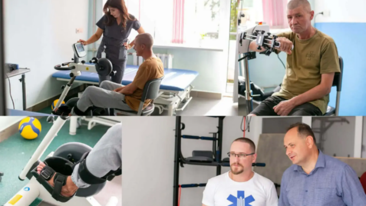 Франківський військовий госпіталь отримав обладнання для реабілітації