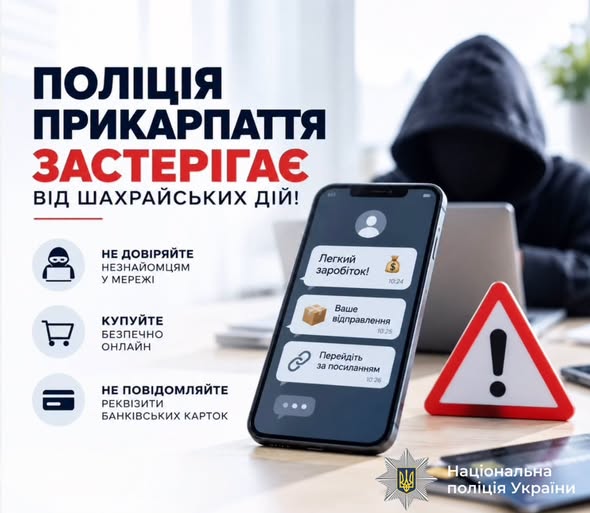 застереження від шахрайства 