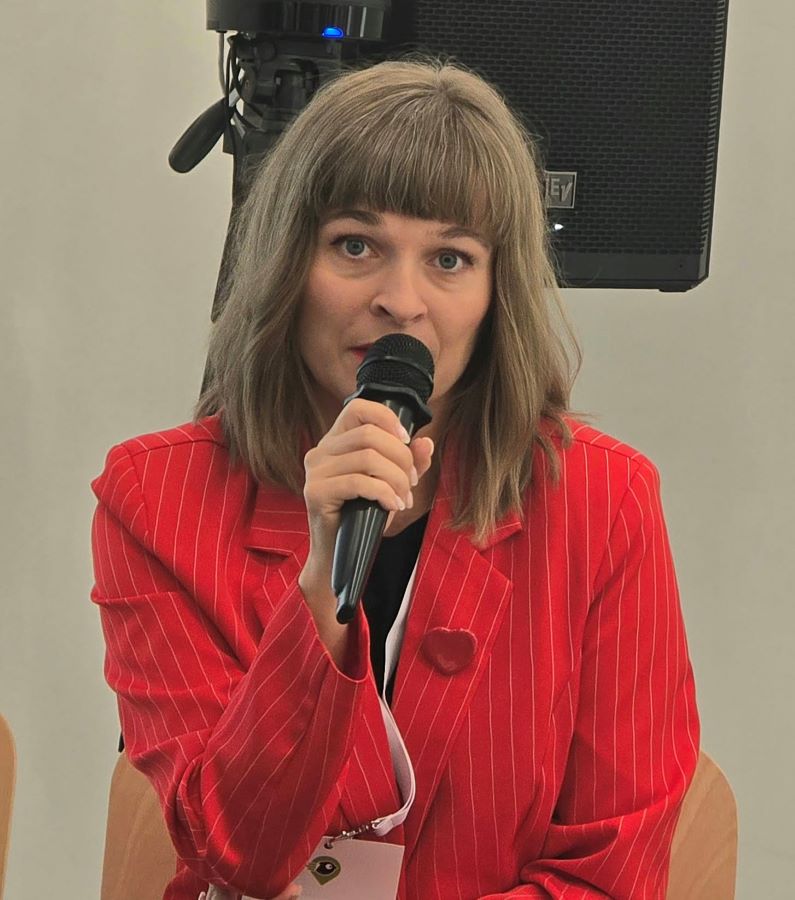 Архітекторка та урбаністка Ірина Чолій на форумі "Мобільність та безпека руху".